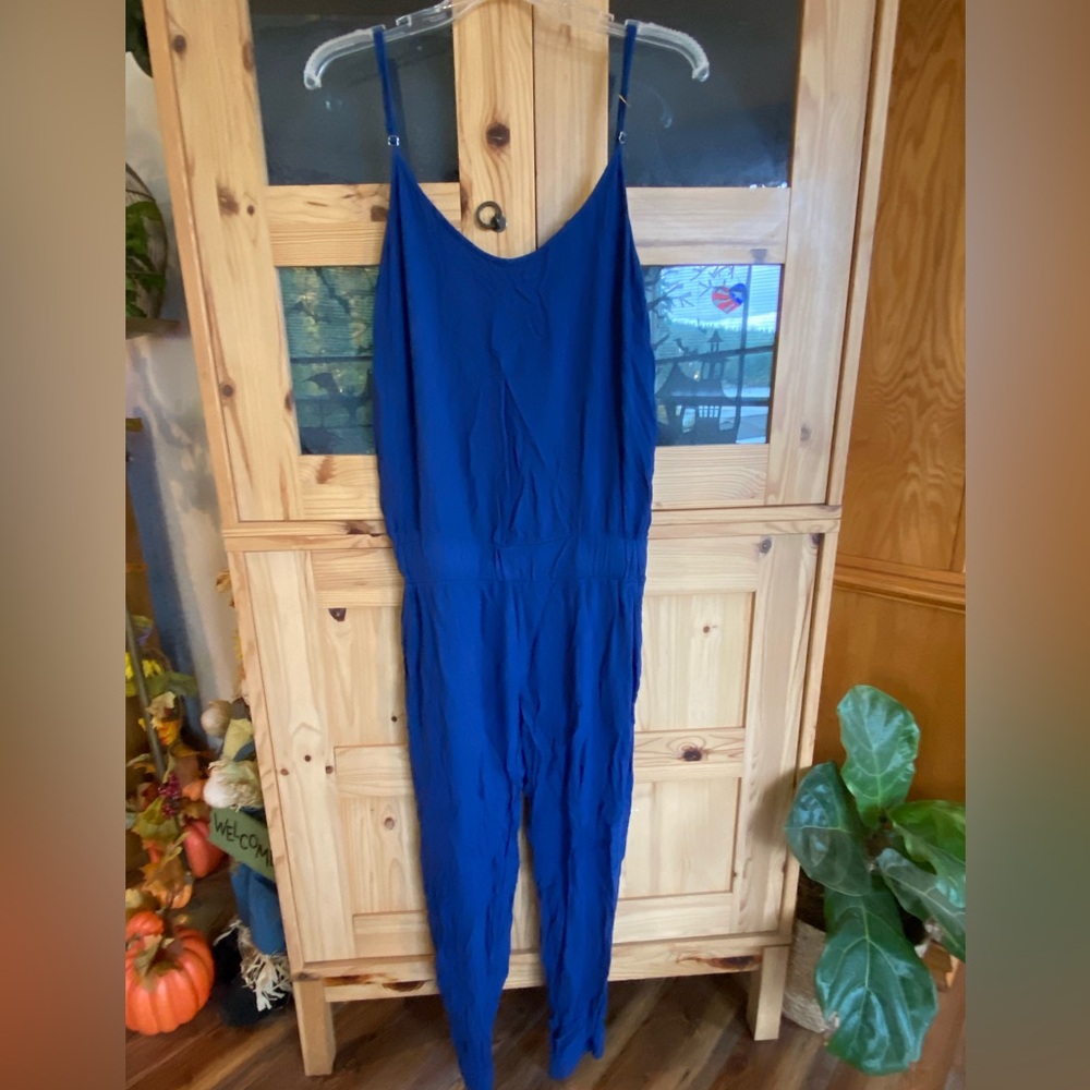 Monrow Cobalt Jumpsuit